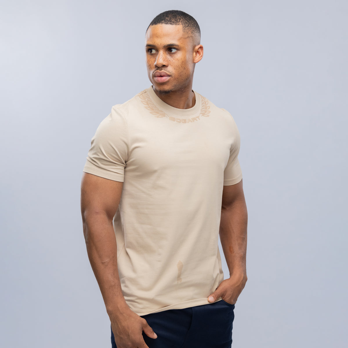 Bogart Aviator Badge Detail Tee