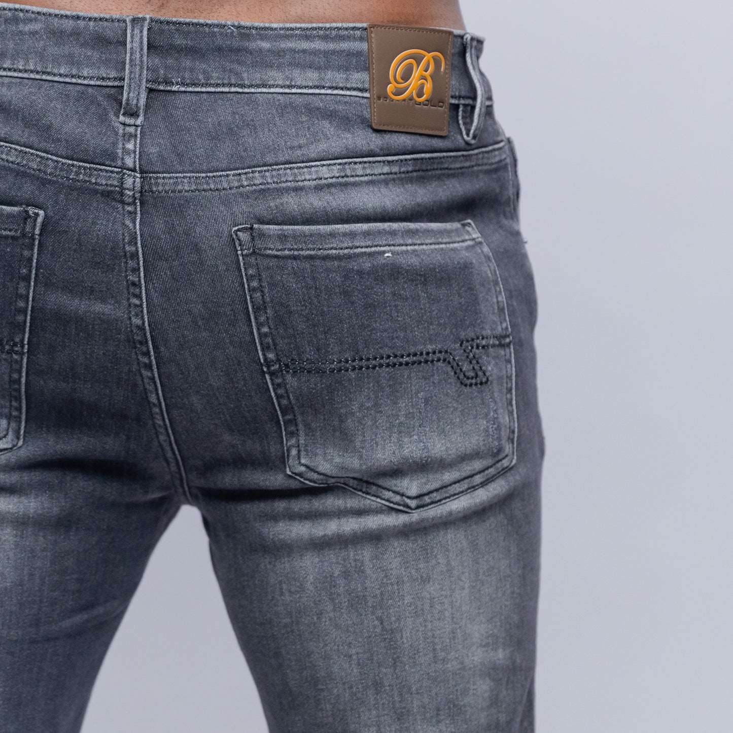 Bogart Enough Said Distressed Denim