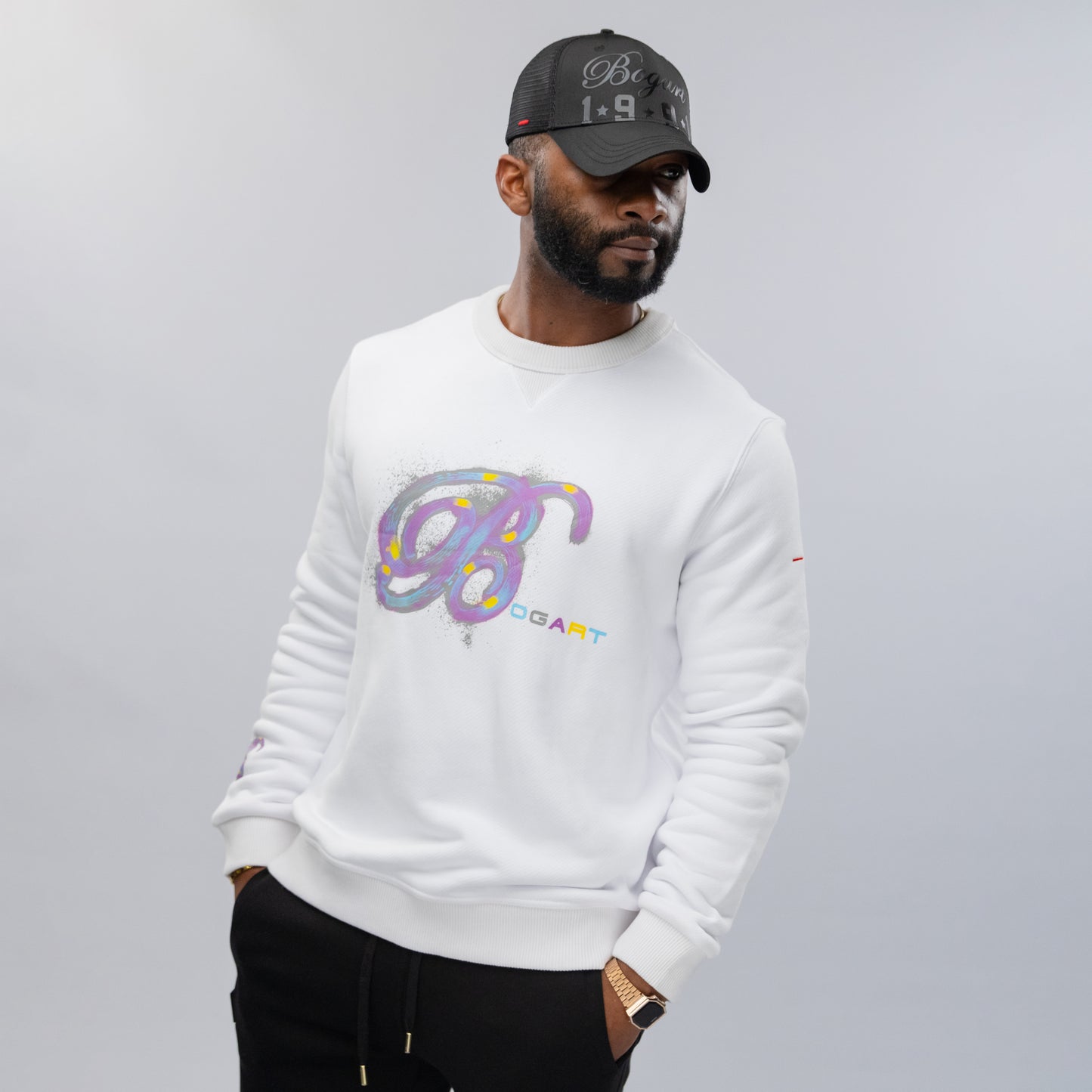 Bogart MAN Neon Graffiti Crewneck