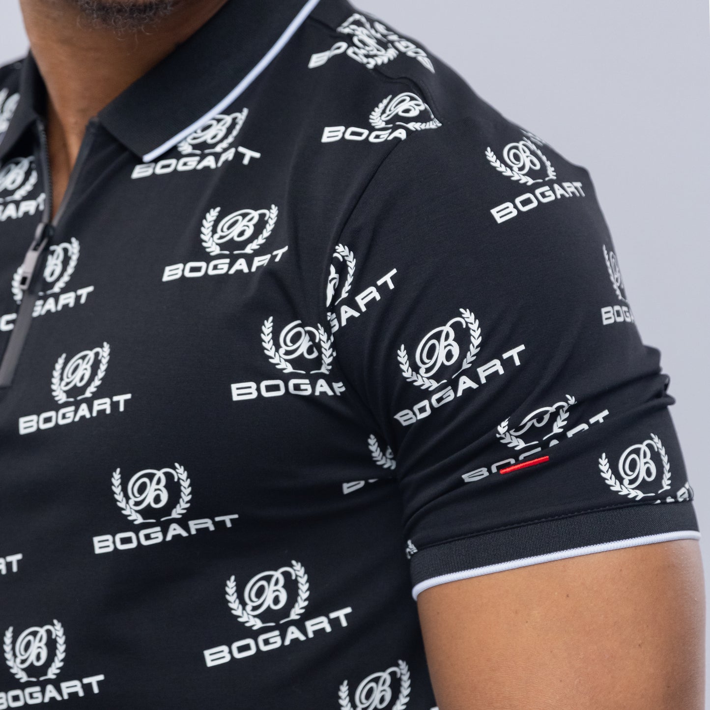 Bogart Monogram All-Over Polo