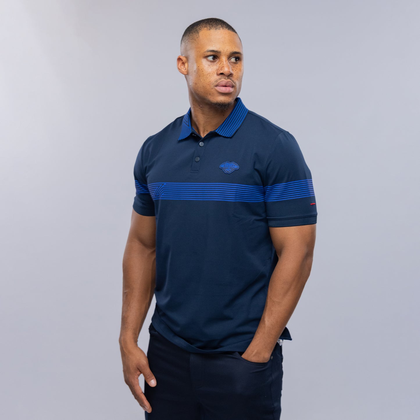 Bogart Velocity Stripe Polo