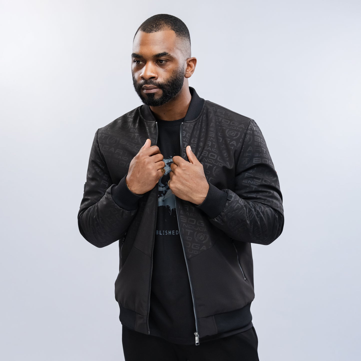 Bogart MAN Monogram Bomber Jacket