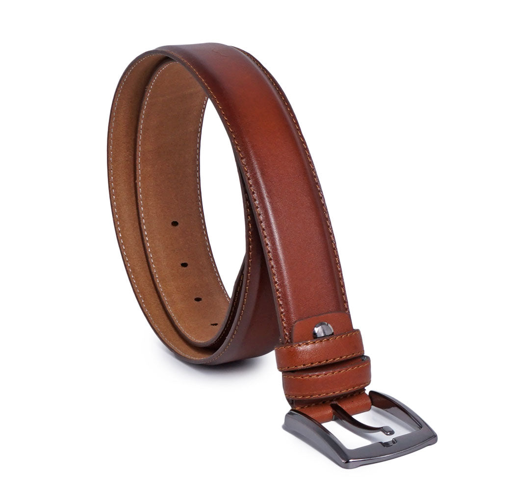 Bogart Man - Men's - Matching Leather Belt-Brown