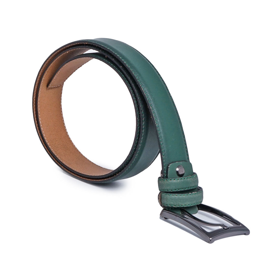 Bogart Man - Men's - Matching Leather Belt-Green