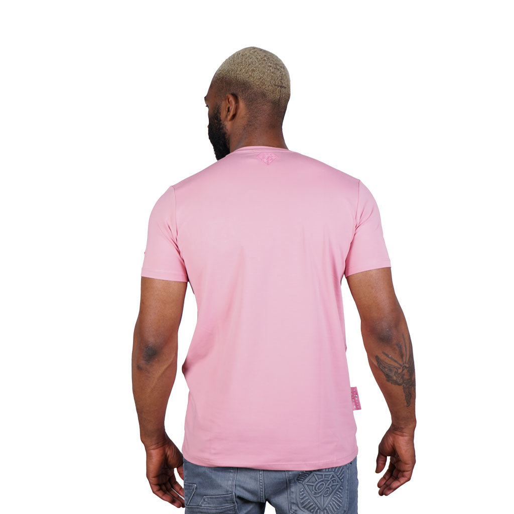 Bogart Daimond Collection Wing V-Nek T-Shirt-Pink-Back
