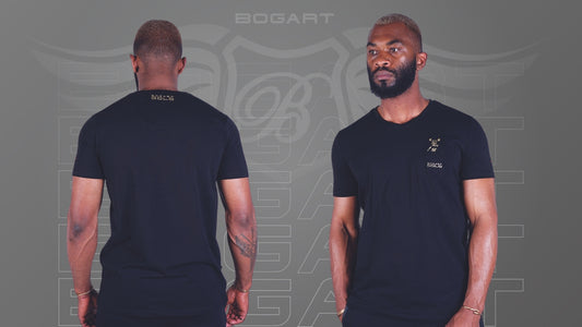 Fire Up Your Style with This Bogart Man Gold Collection T-Shirt