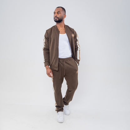 Bogart Gold Stripe Crest Tracksuit