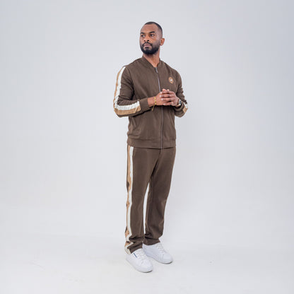 Bogart Gold Stripe Crest Tracksuit