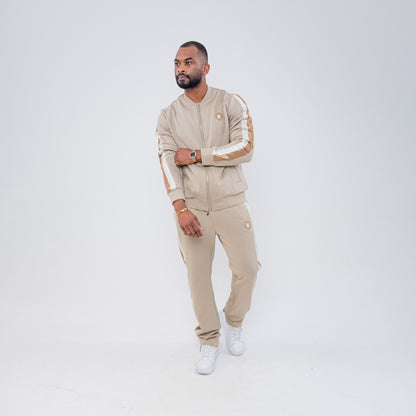 Bogart Gold Stripe Crest Tracksuit