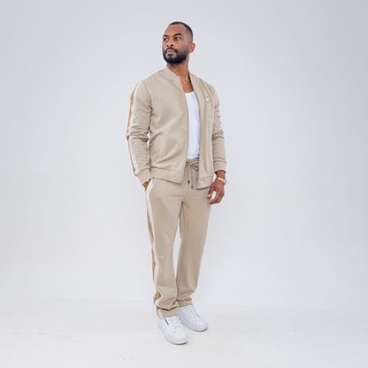 Bogart Gold Stripe Crest Tracksuit