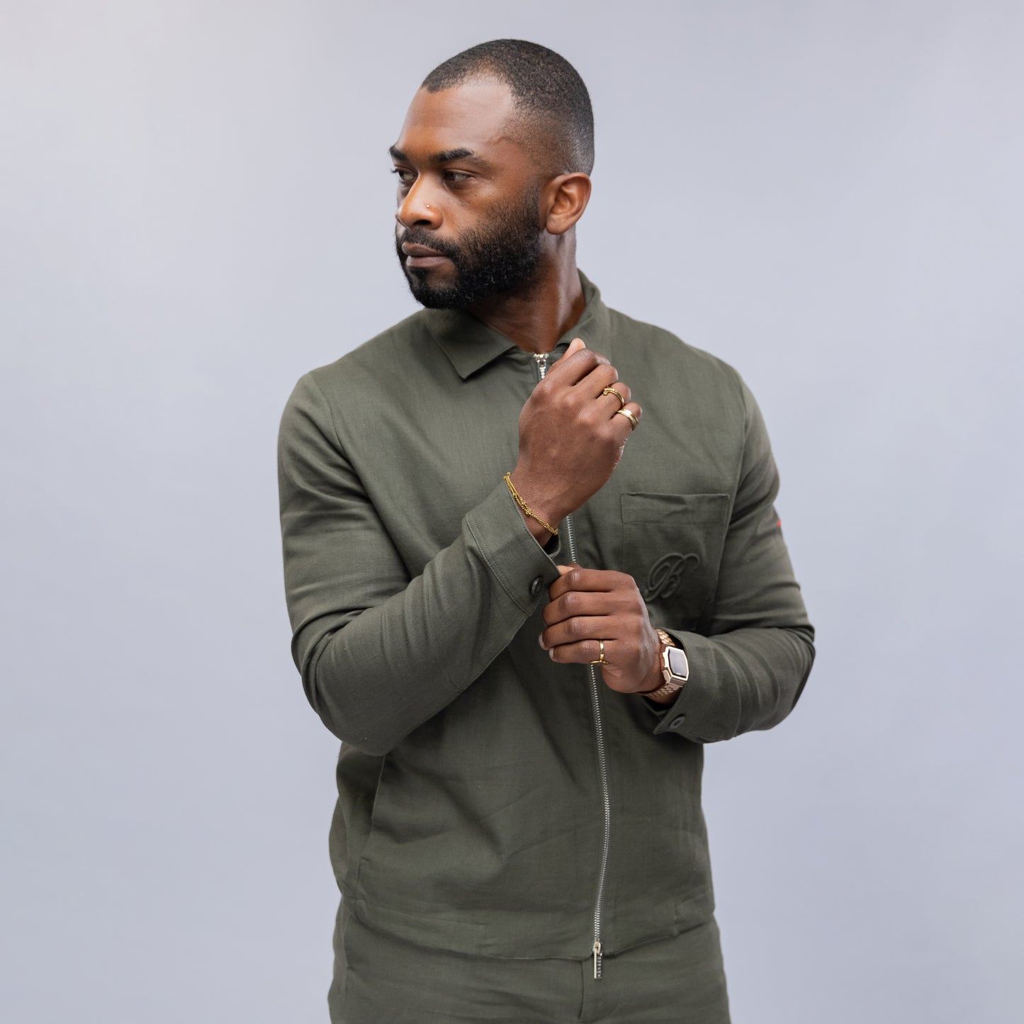 Bogart Modern Collection Zip-Front Coordinated Set - Bogart Man