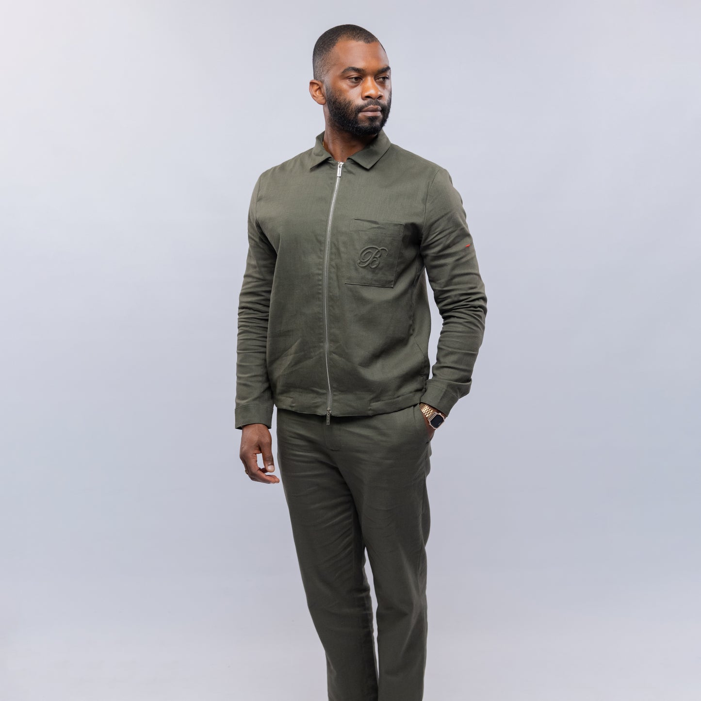 Bogart Modern Collection Zip-Front Coordinated Set - Bogart Man