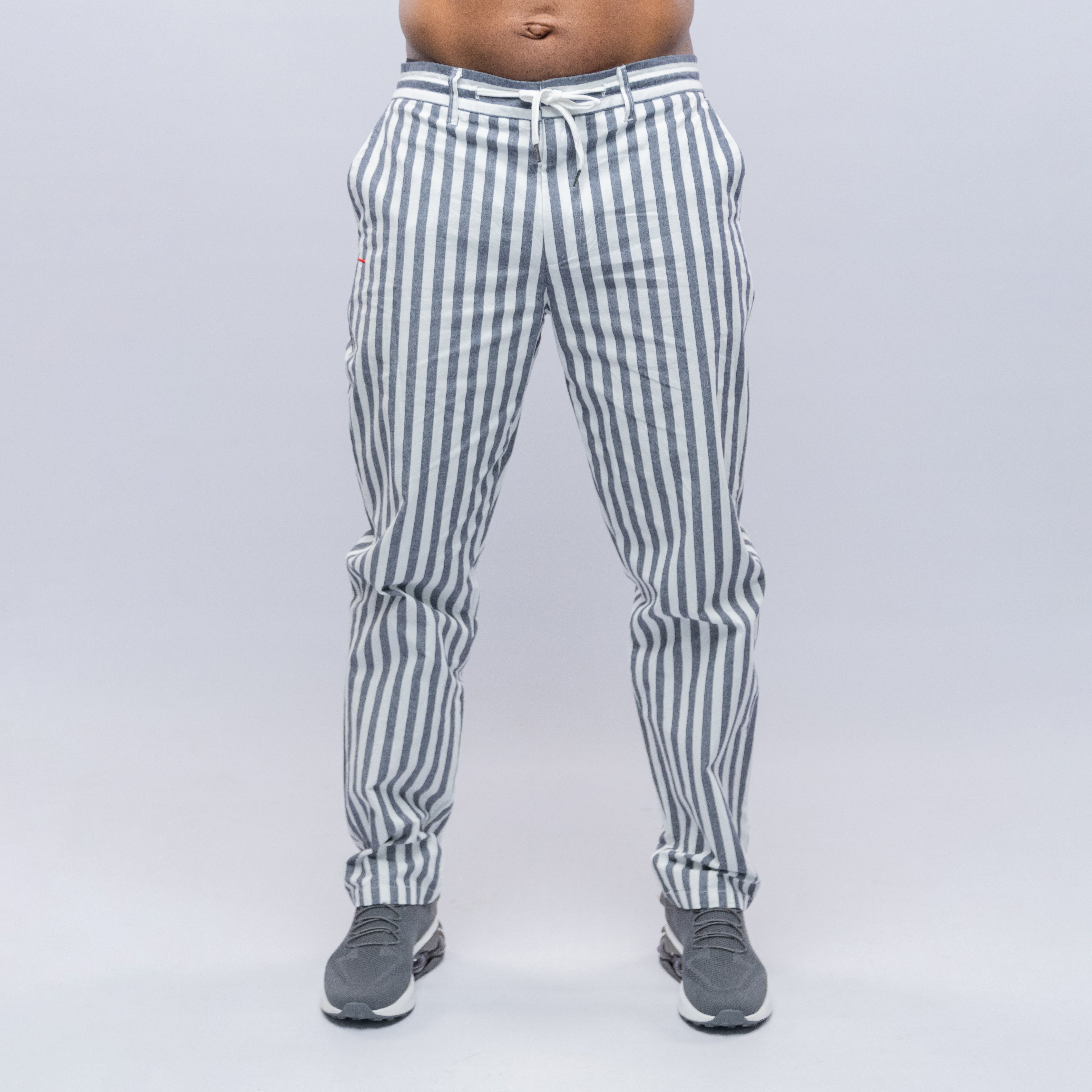Bogart Premium Collection Pinstripe Drawstring Trousers | Bogart Man