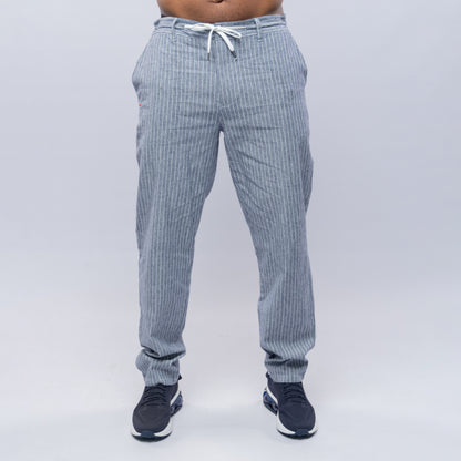 Bogart Premium Collection Pinstripe Drawstring Trousers
