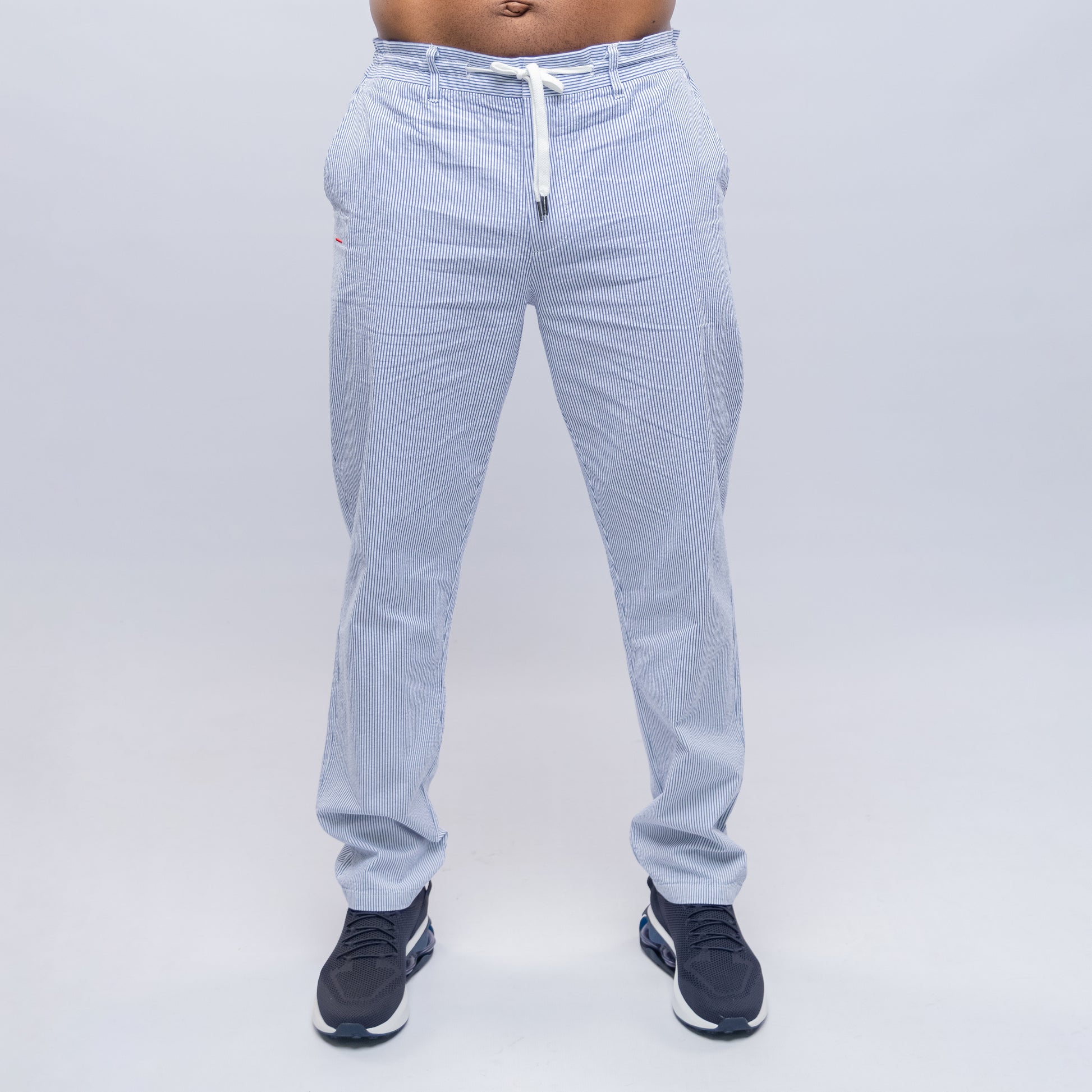 Bogart Heritage Collection Pinstripe Drawstring Trousers - Bogart Man