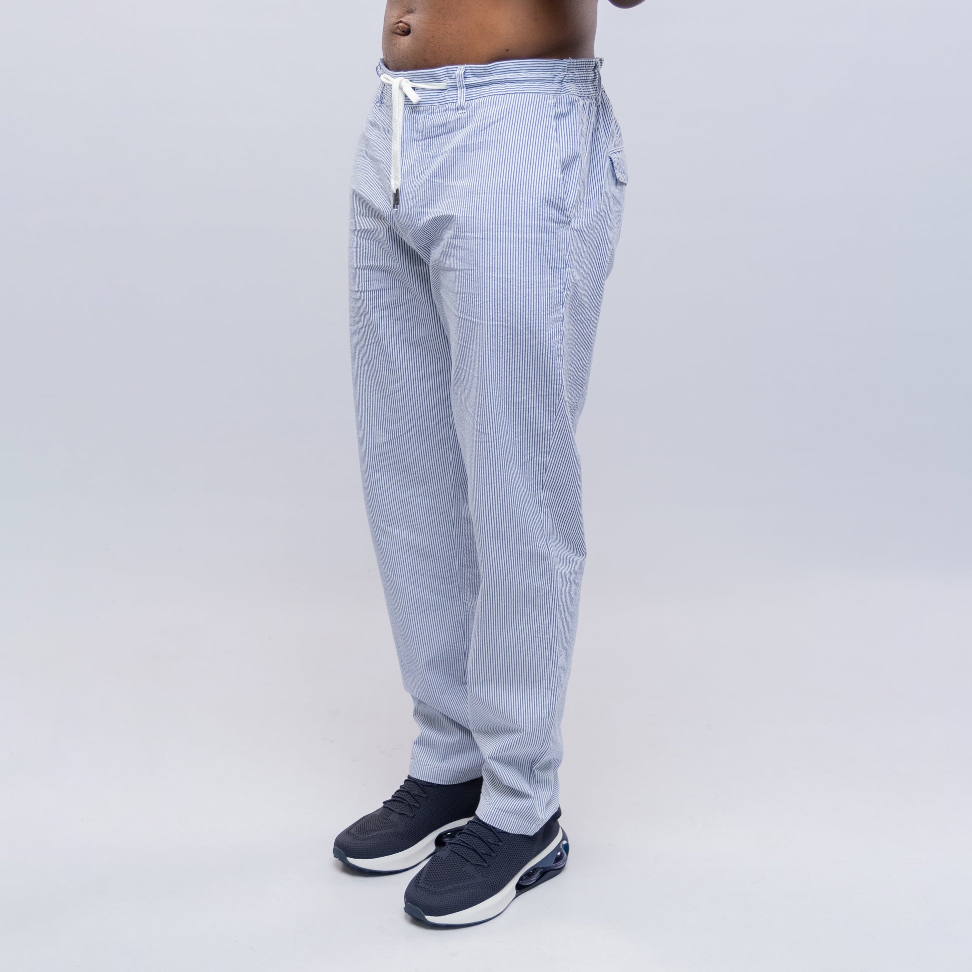 Bogart Heritage Collection Pinstripe Drawstring Trousers - Bogart Man