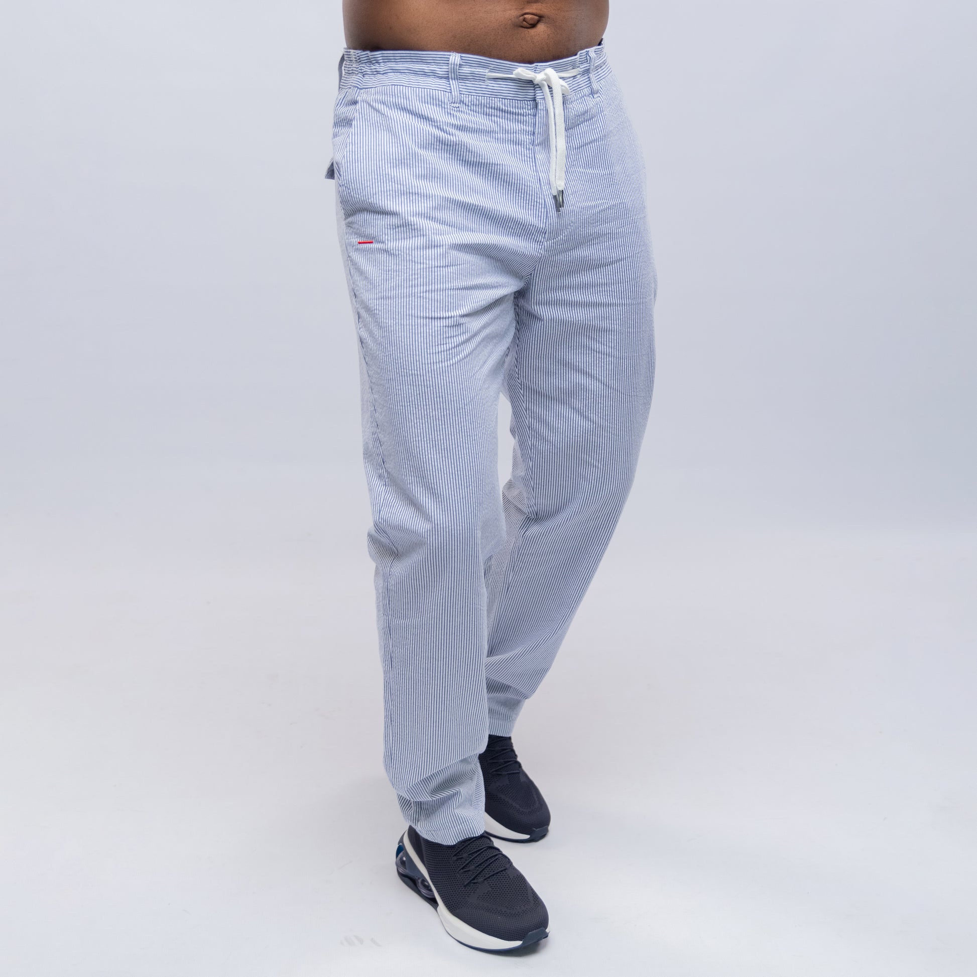 Bogart Heritage Collection Pinstripe Drawstring Trousers - Bogart Man