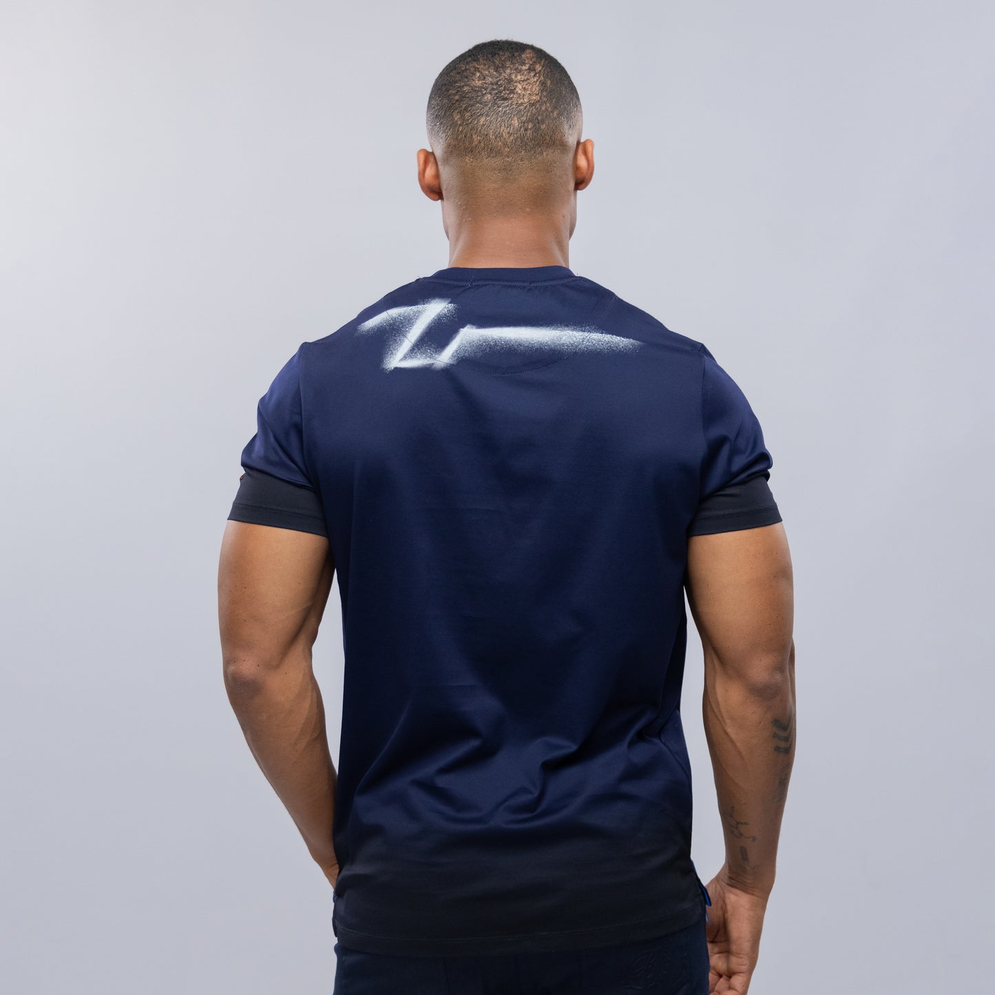 Bogart Distressed Script Statement Tee