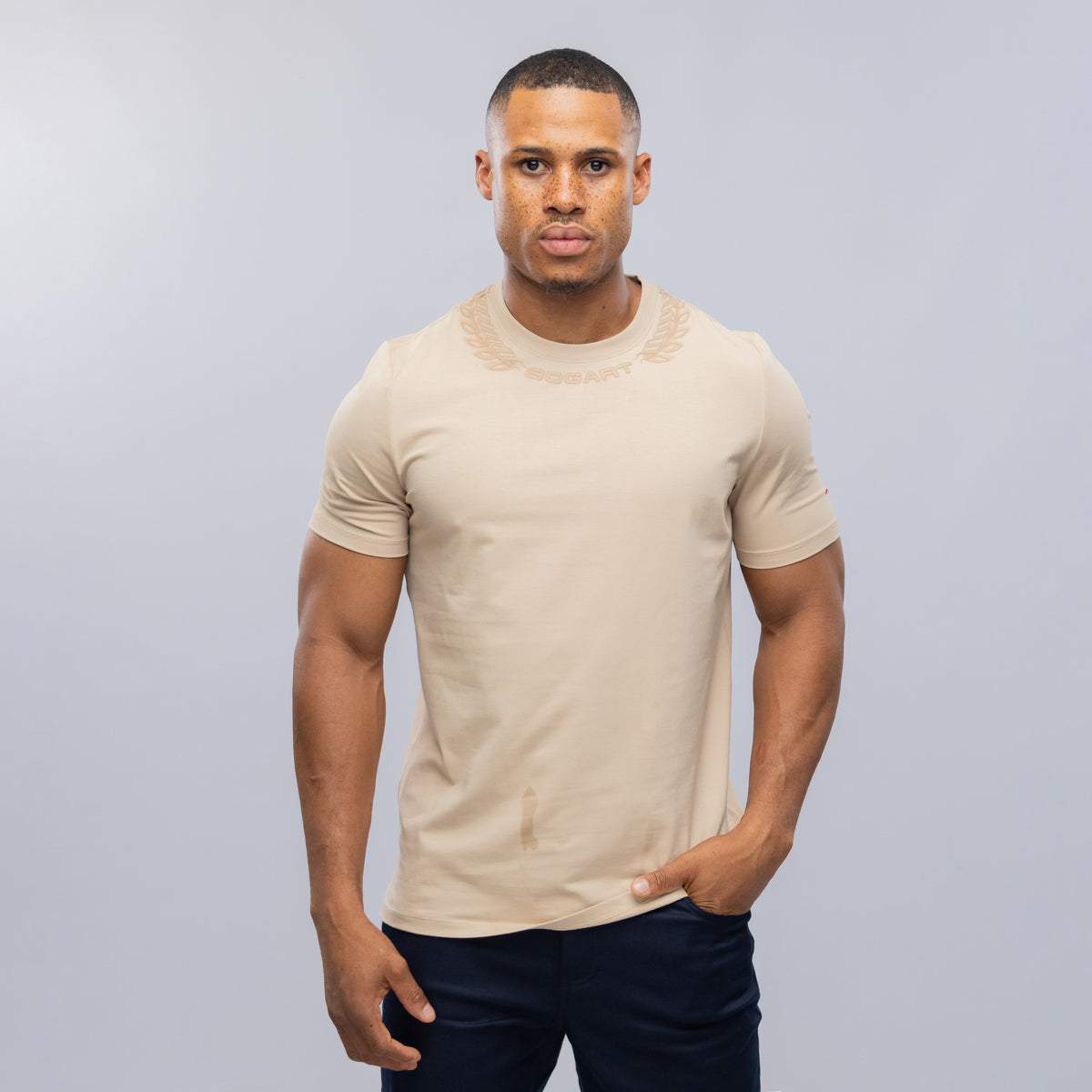 Bogart Aviator Badge Detail Tee