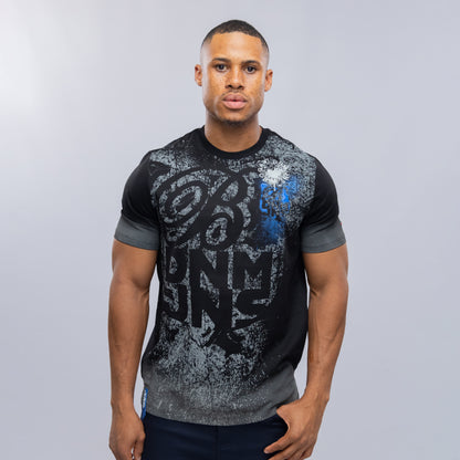 Bogart Distressed Script Statement Tee