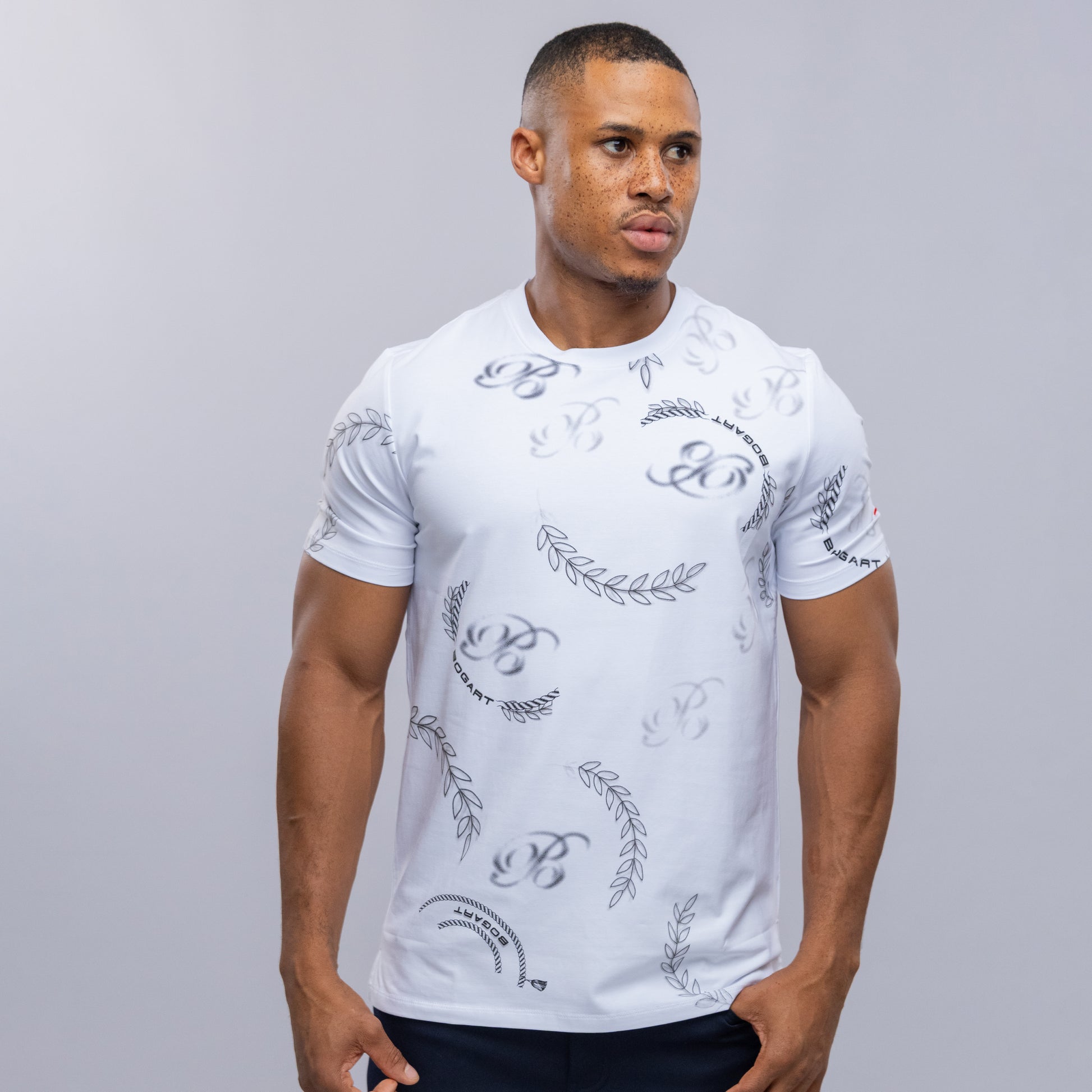 Bogart Laureate All-Over Print Tee