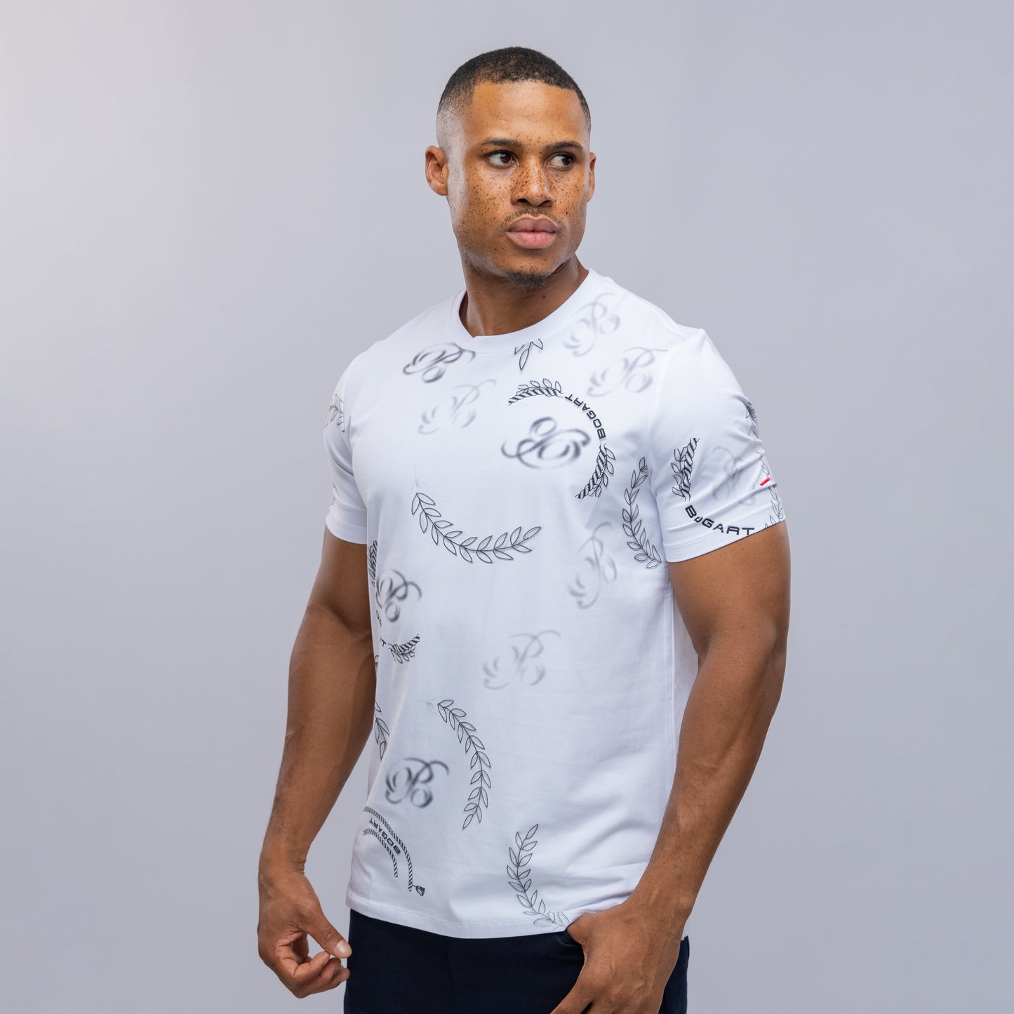 Bogart Laureate All-Over Print Tee