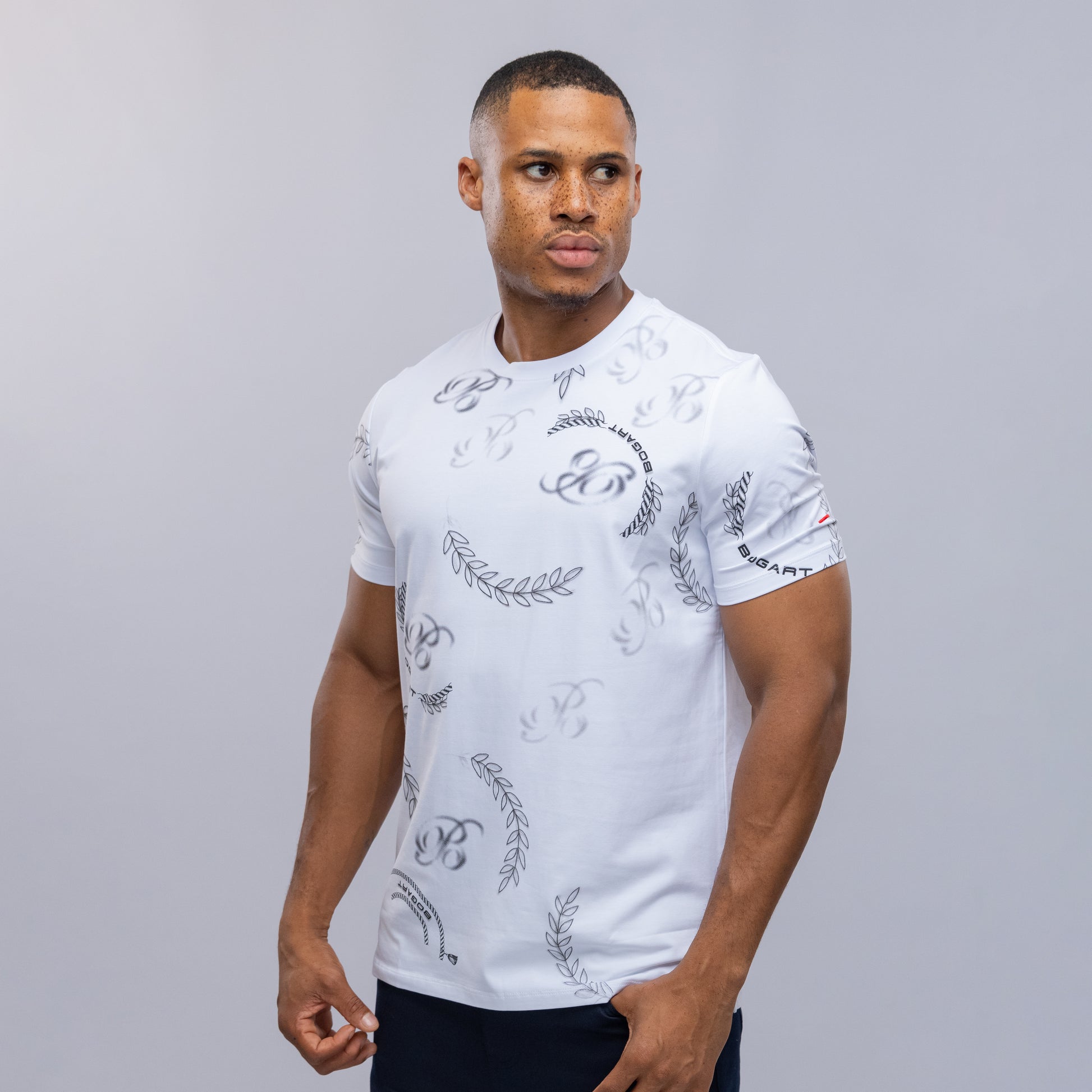 Bogart Laureate All-Over Print Tee