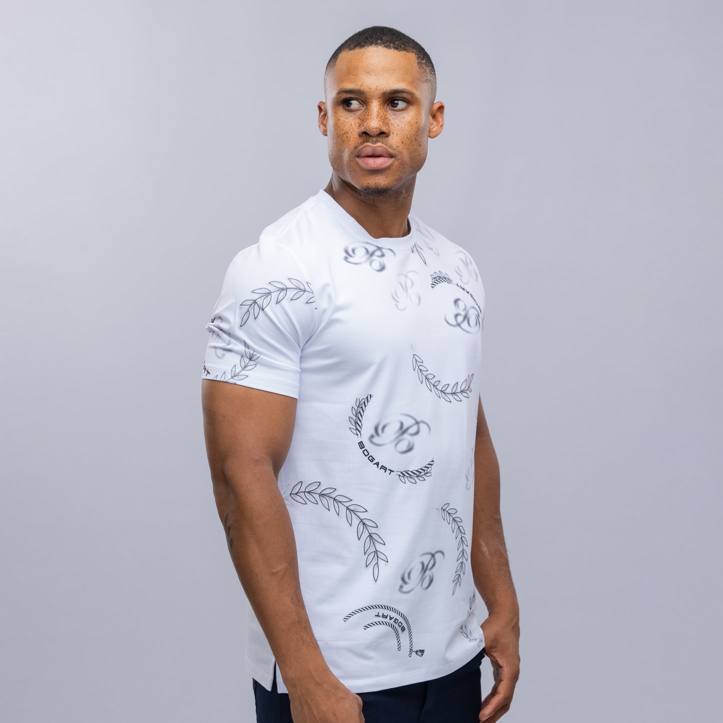 Bogart Laureate All-Over Print Tee