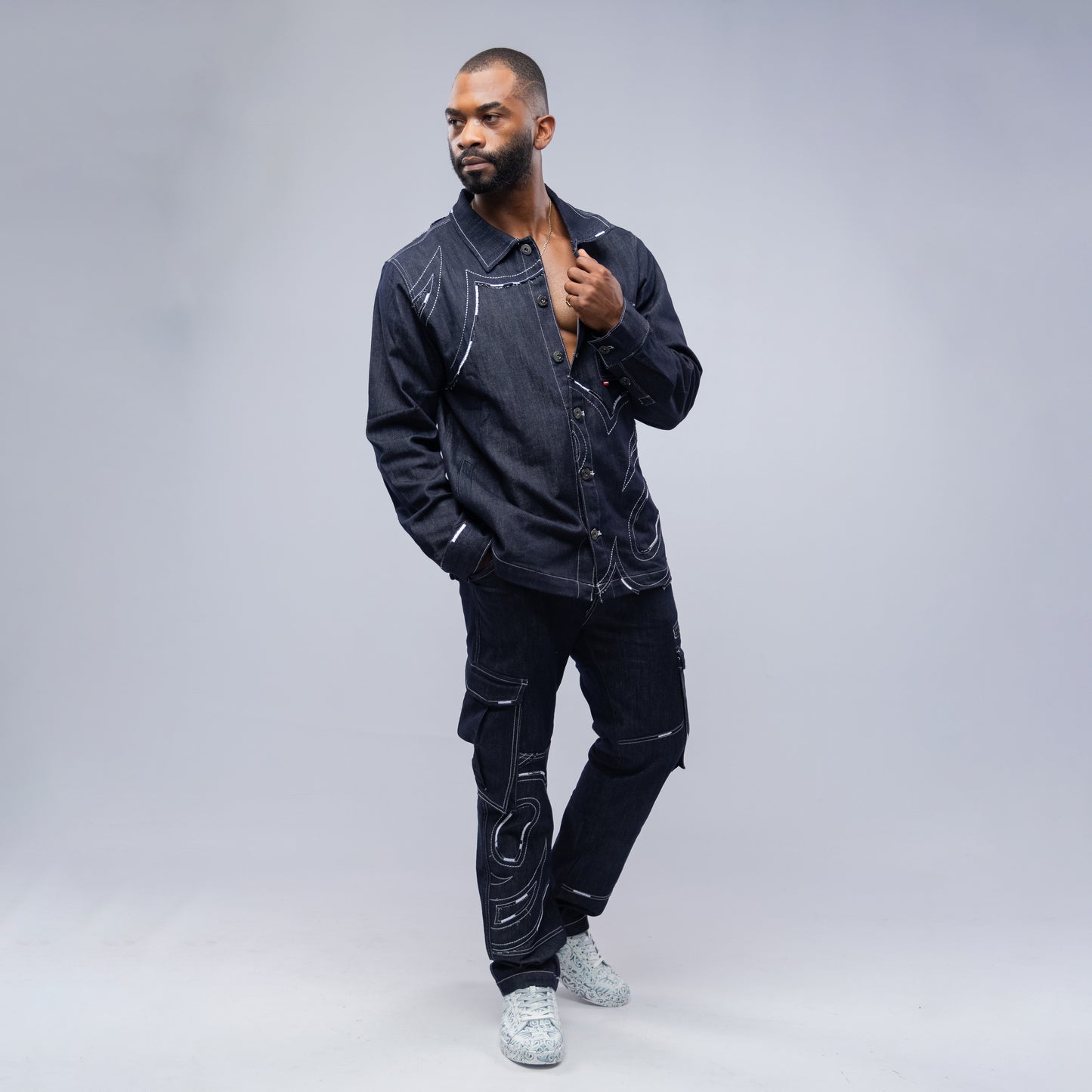 Bogart Utility Stitch Denim Set