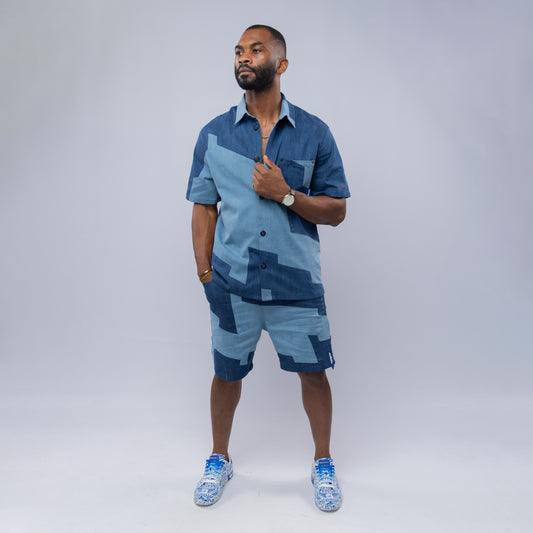 Bogart Patchwork Denim Set