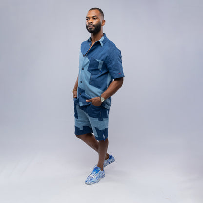 Bogart Patchwork Denim Set