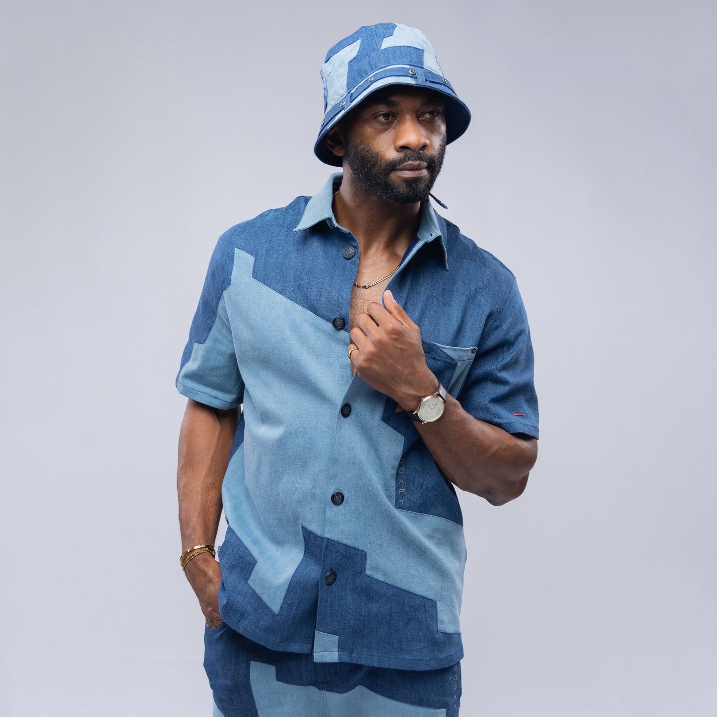 Bogart Patchwork Denim Set