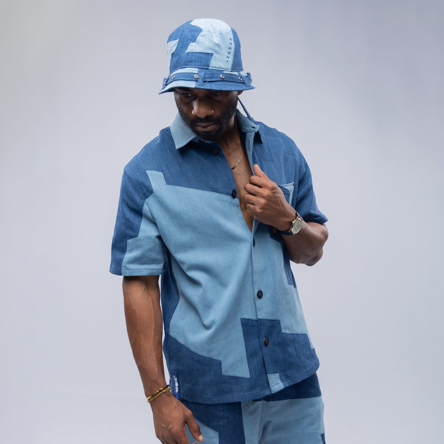 Bogart Patchwork Denim Set