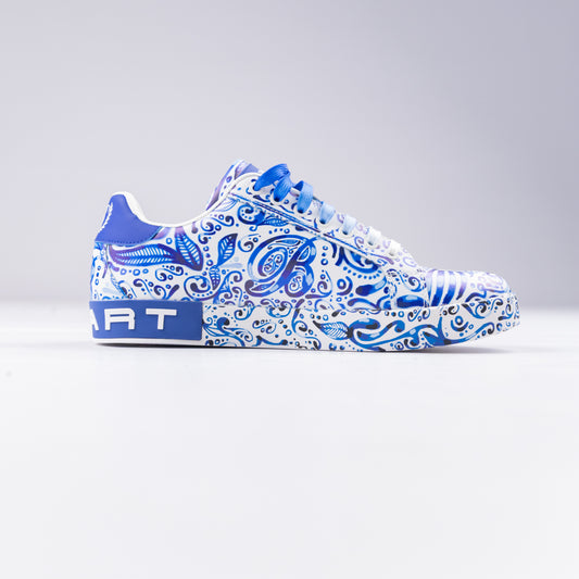 Bogart Baroque Pattern Sneakers