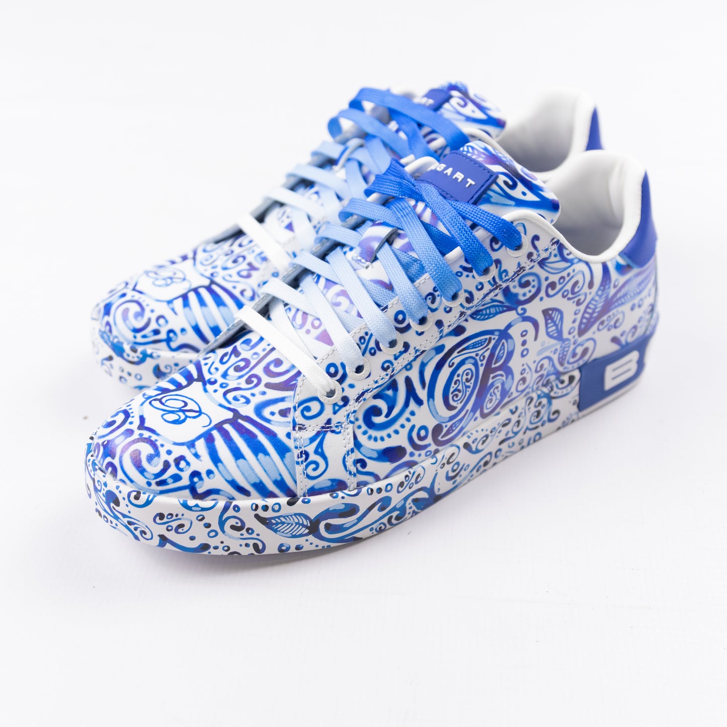 Bogart Baroque Pattern Sneakers