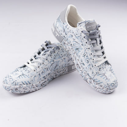 Bogart Baroque Pattern Sneakers