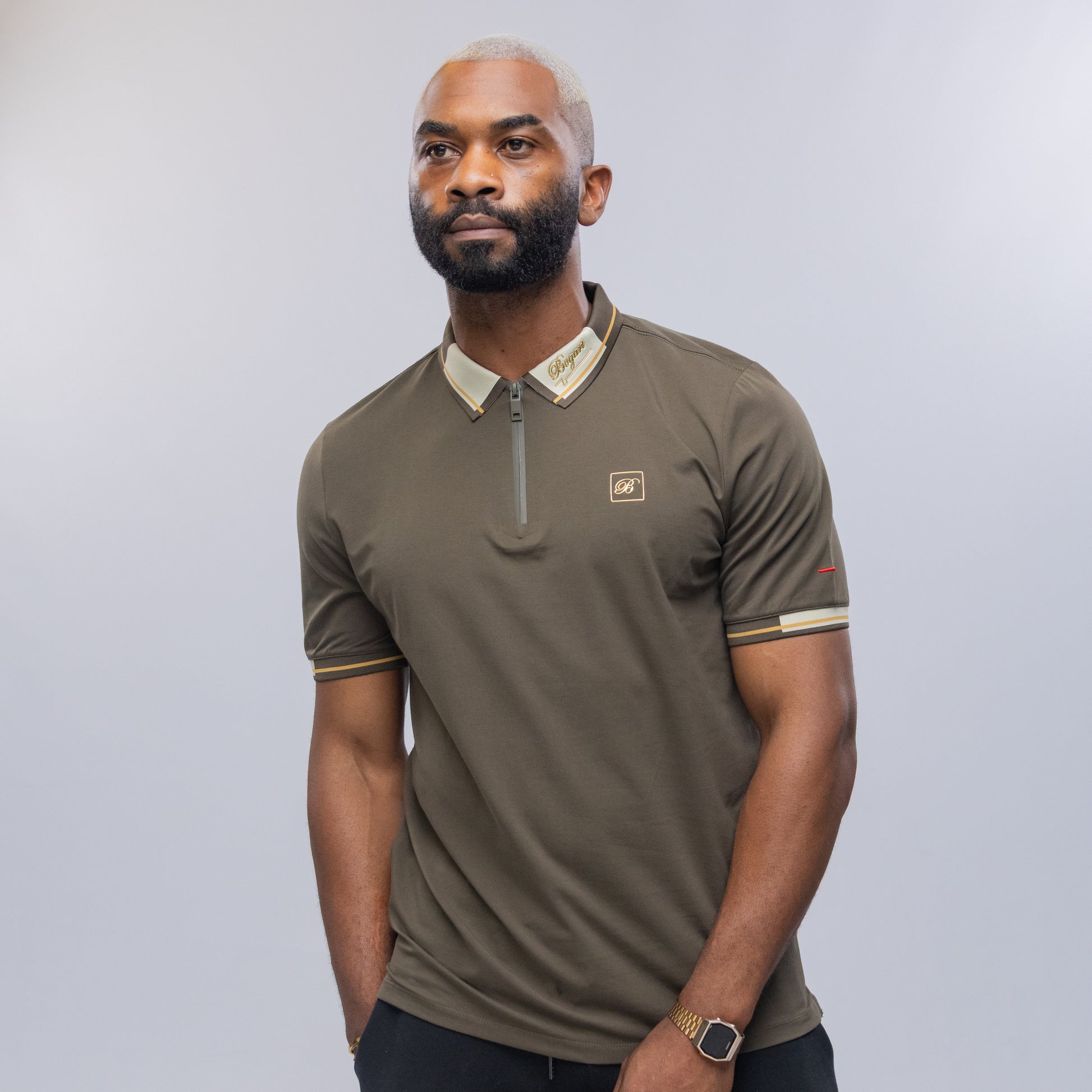 Bogart Distinguished Contrast Polo