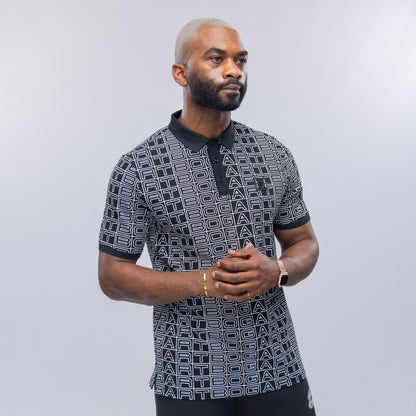 Bogart Typography All-Over Polo