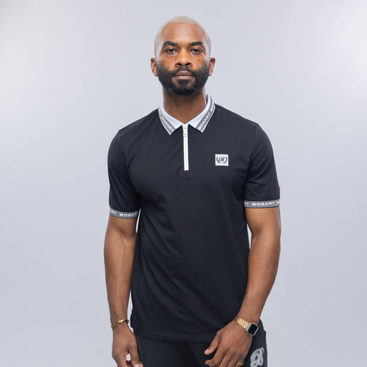 Bogart Signature Tape Detail Polo
