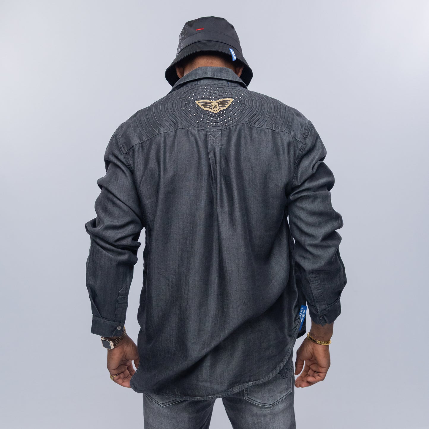 Bogart Heritage Crest Denim Shirt