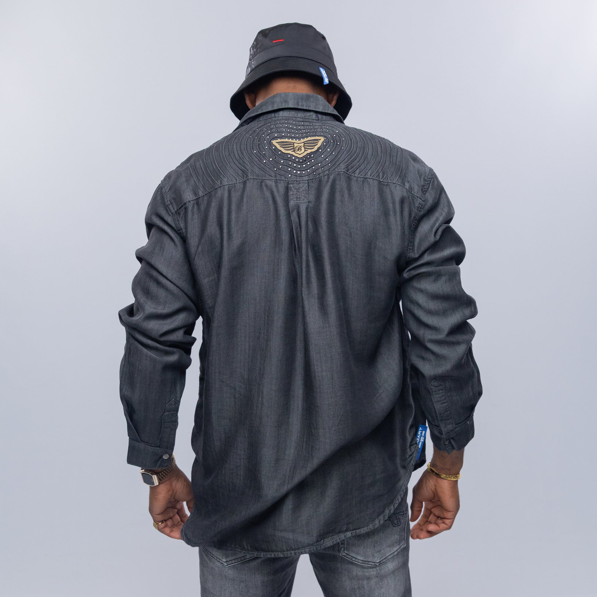 Bogart Heritage Crest Denim Shirt