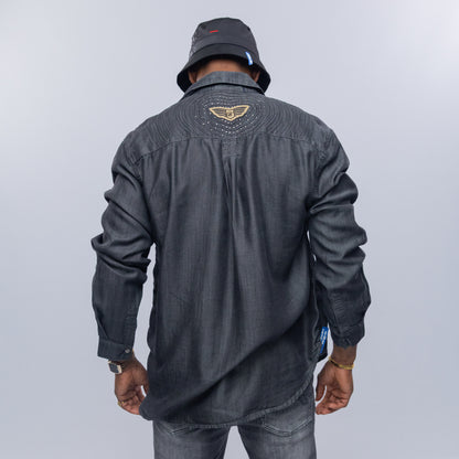 Bogart Heritage Crest Denim Shirt