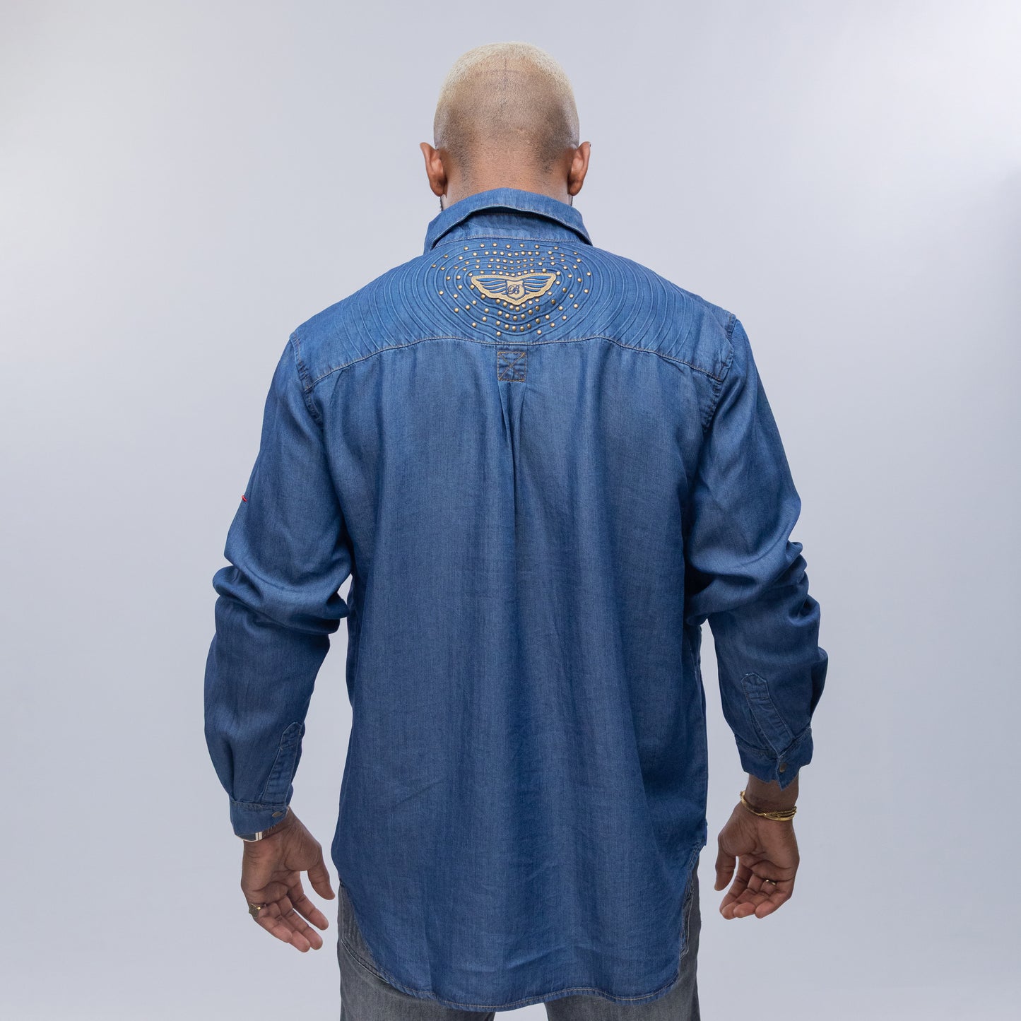 Bogart Heritage Crest Denim Shirt