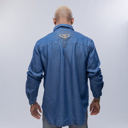 Bogart Heritage Crest Denim Shirt