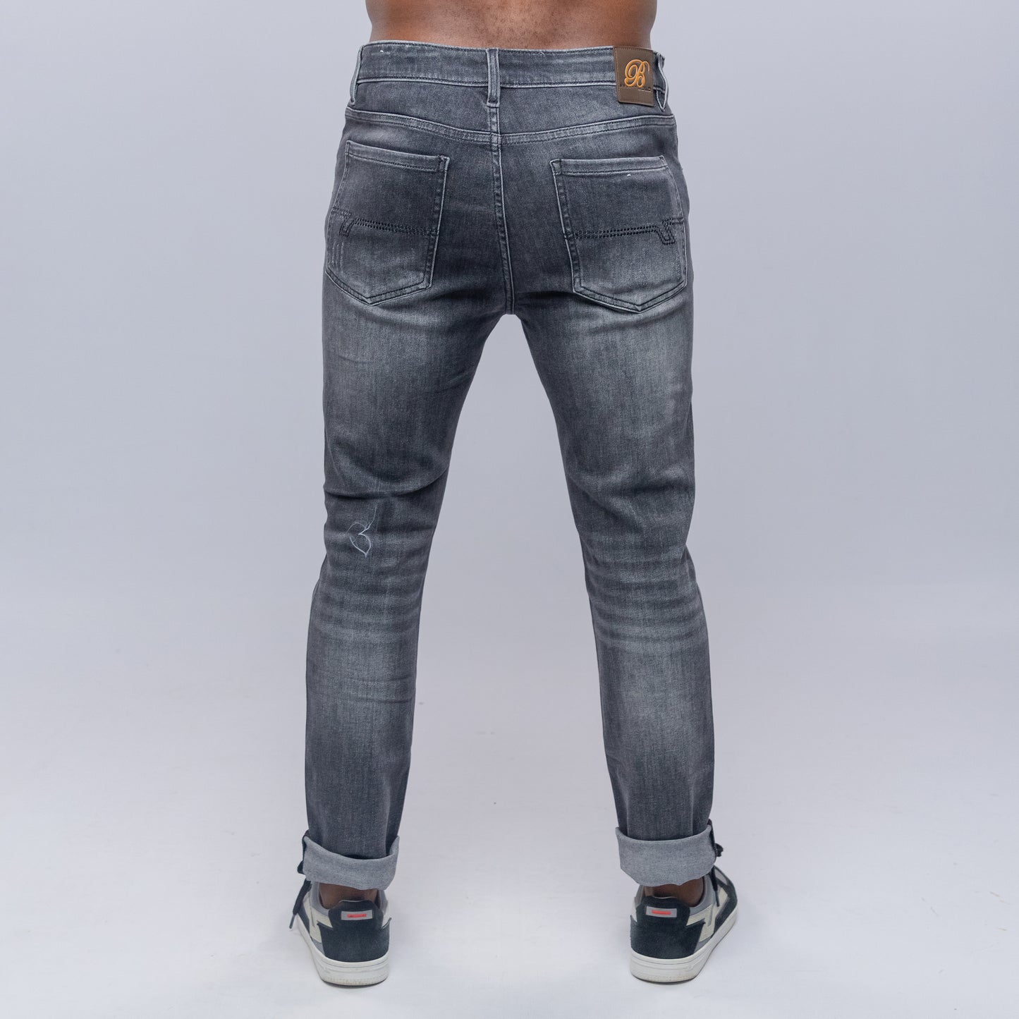 Bogart Enough Said Distressed Denim