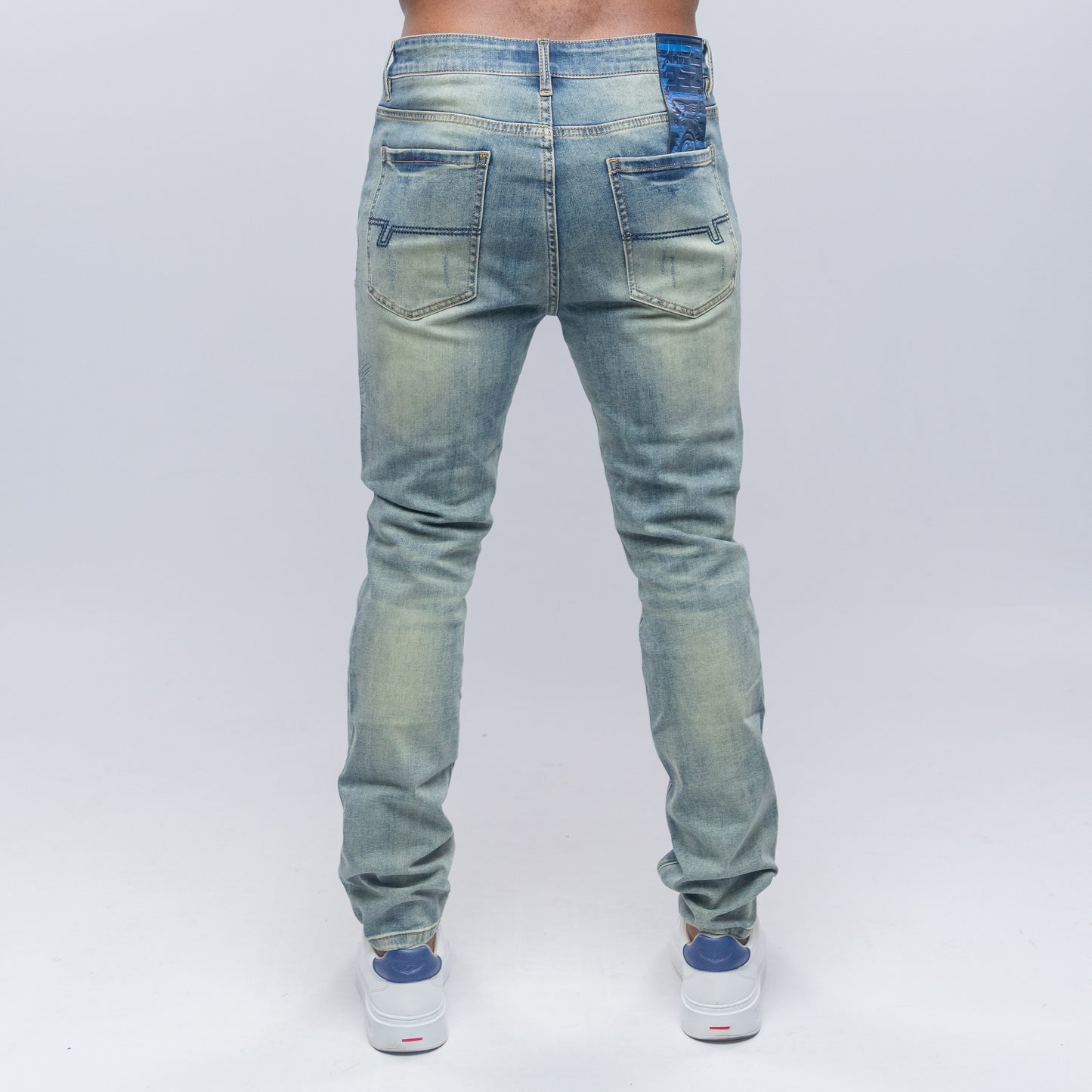 Bogart Vintage Wash Embroidered Denim