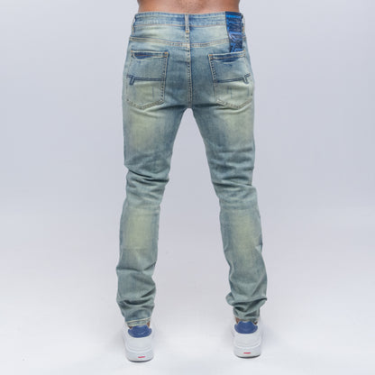 Bogart Vintage Wash Embroidered Denim