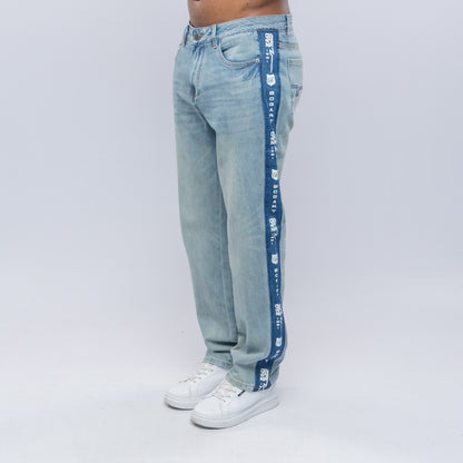 Bogart Side Stripe Tape Denim