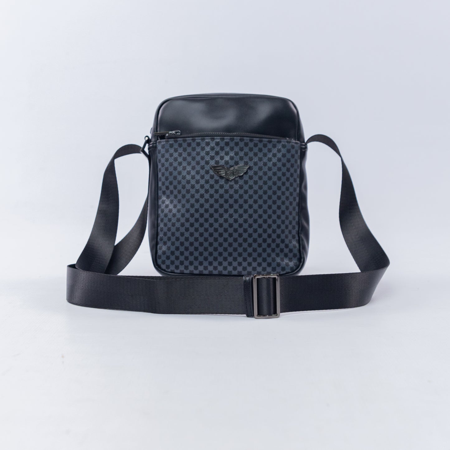 Bogart Noir Damier Crossbody Bag