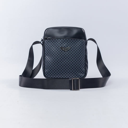 Bogart Noir Damier Crossbody Bag